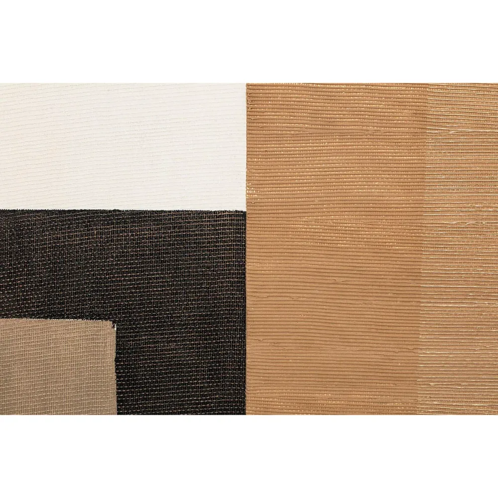 Maalaus Home ESPRIT Ruskea Beige Abstrakti Kaupunki 80 x 4,5 x 100 cm (2 osaa)