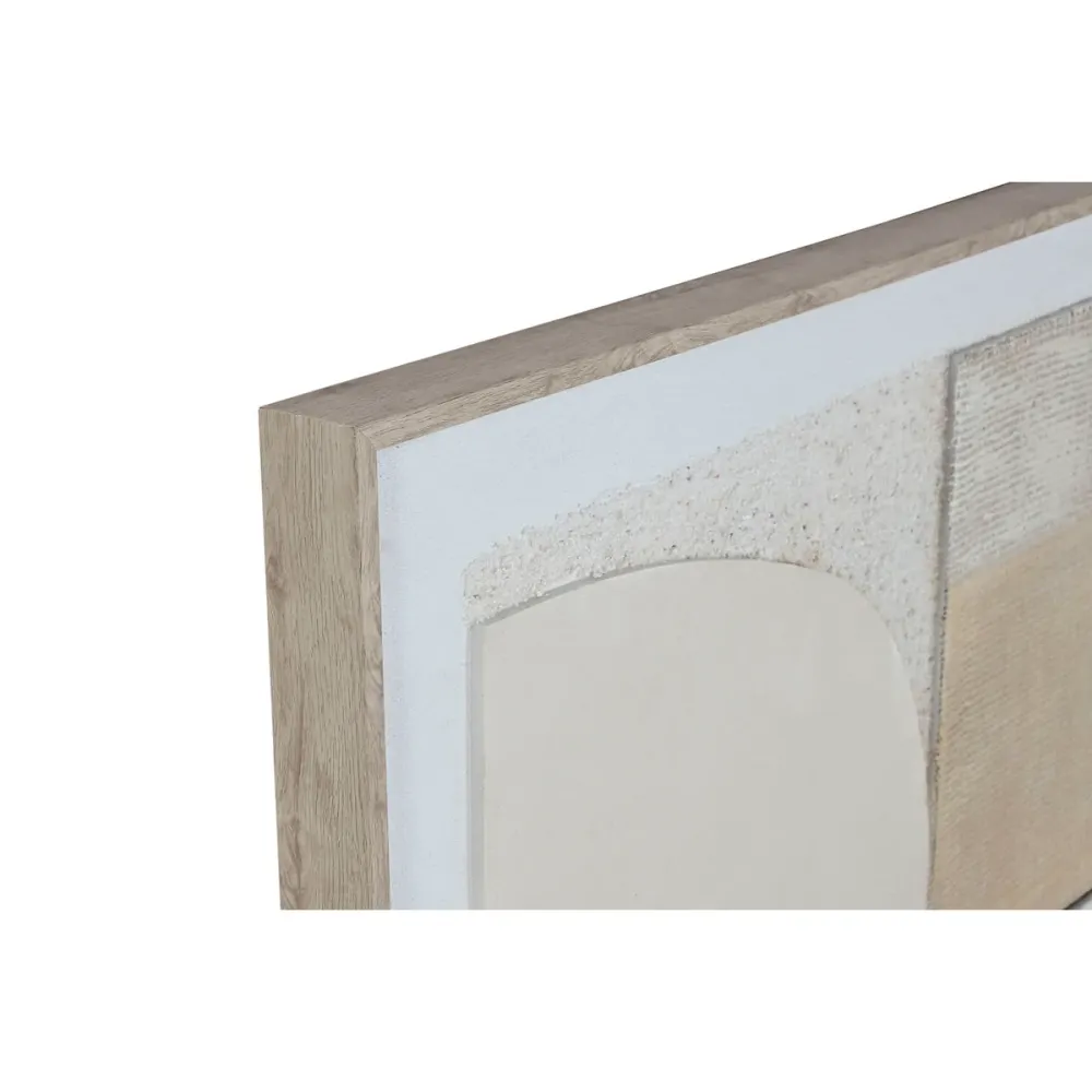 Maalaus Home ESPRIT Ruskea Musta Abstrakti Kaupunki 82 x 3,8 x 102 cm (2 osaa)