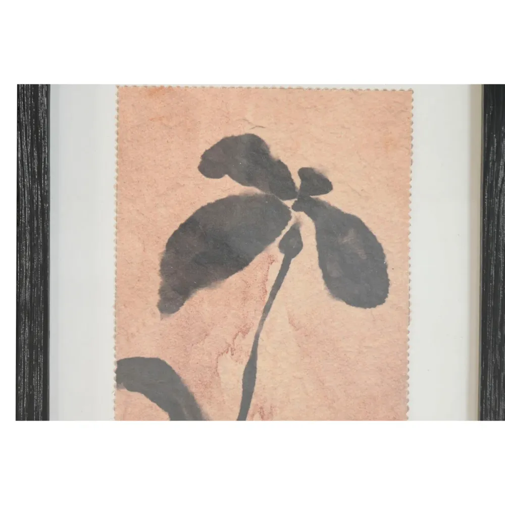 Maalaus Home ESPRIT Ruskea Musta Kaupunki Kasvitieteelliset kasvit 30 x 2 x 40 cm (9 osaa)