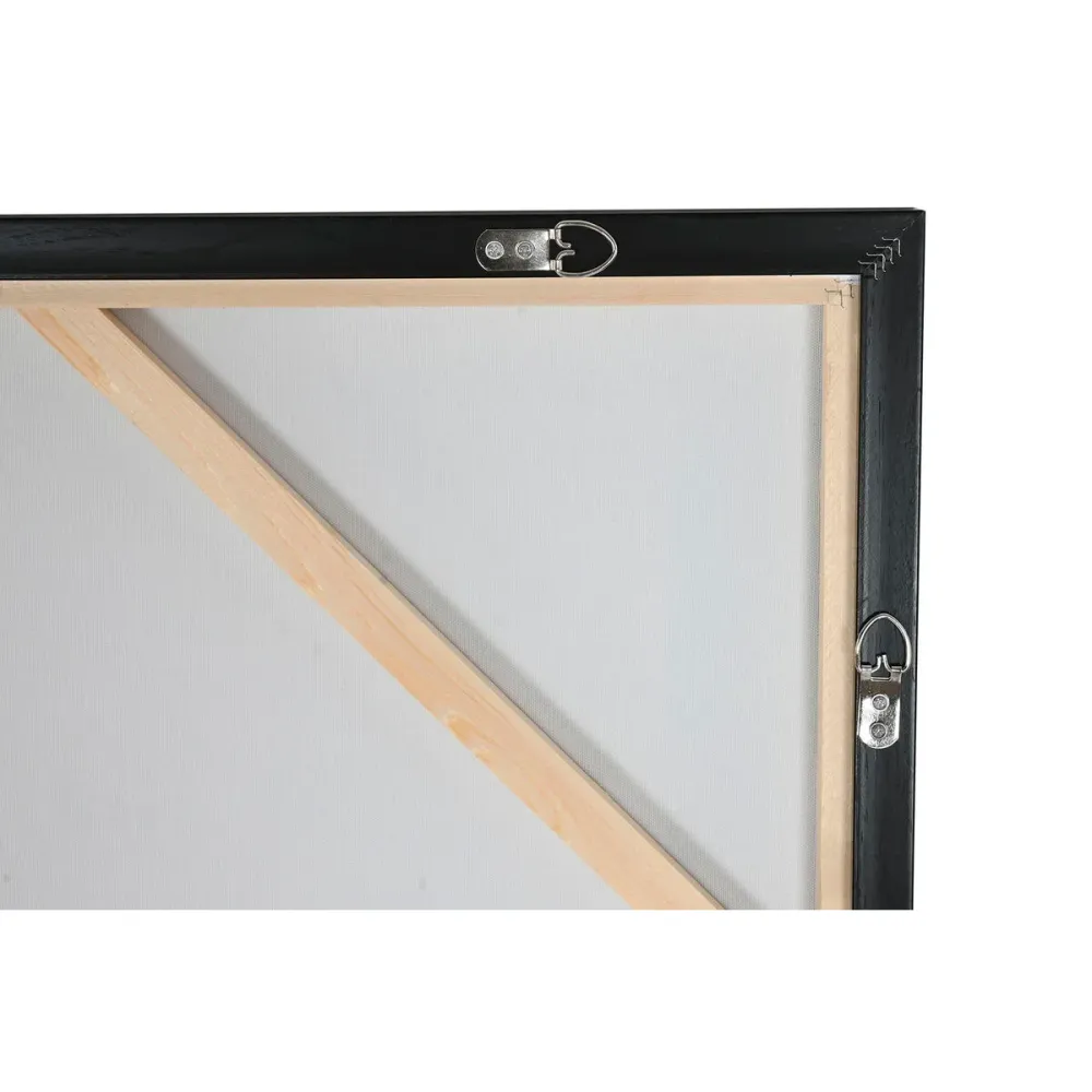 Maalaus Home ESPRIT Ruskea Musta Moderni Kaupunki 100 x 4 x 140 cm (2 osaa)