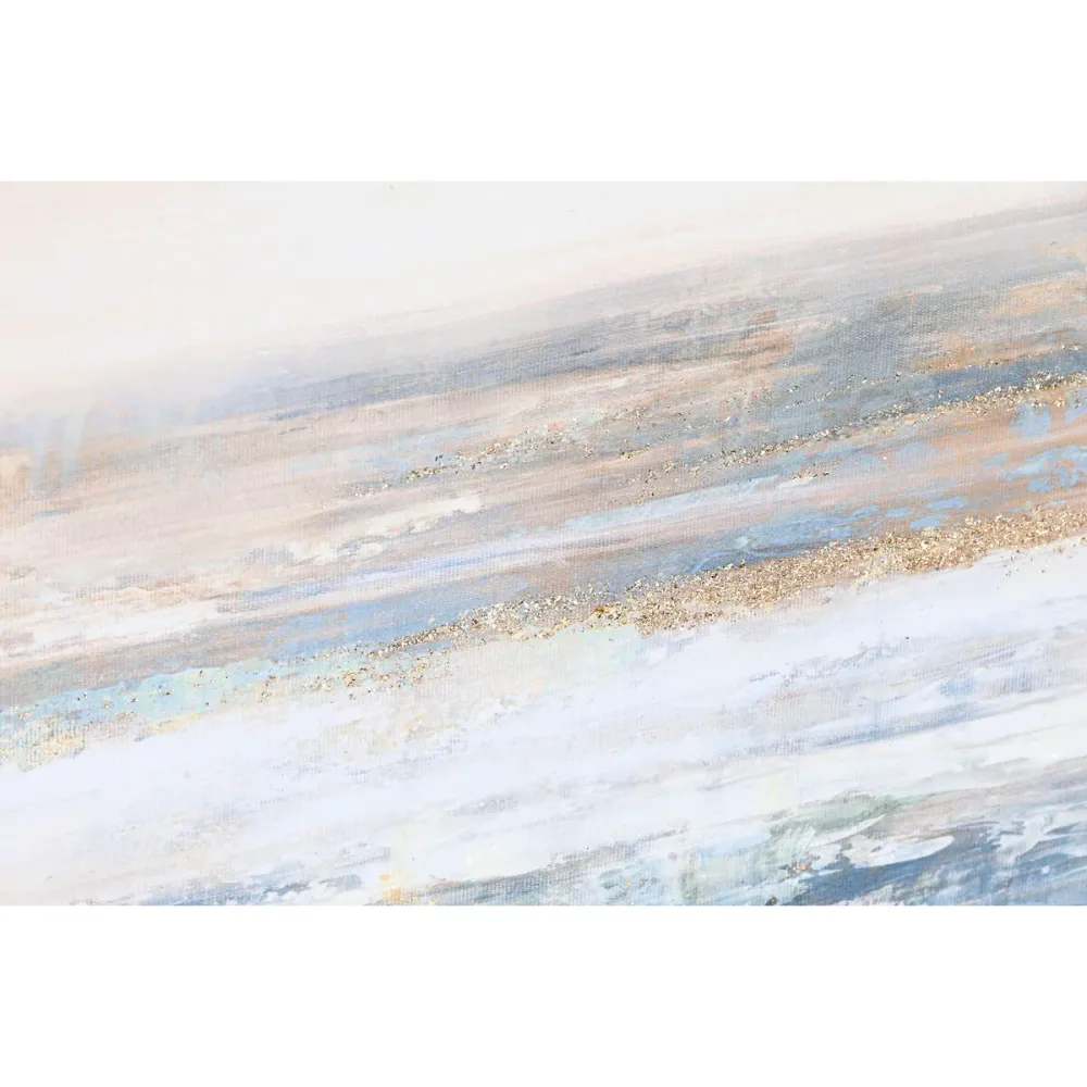 Maalaus Home ESPRIT Sininen Valkoinen Abstrakti Moderni 153 x 4,3 x 53 cm (2 osaa)