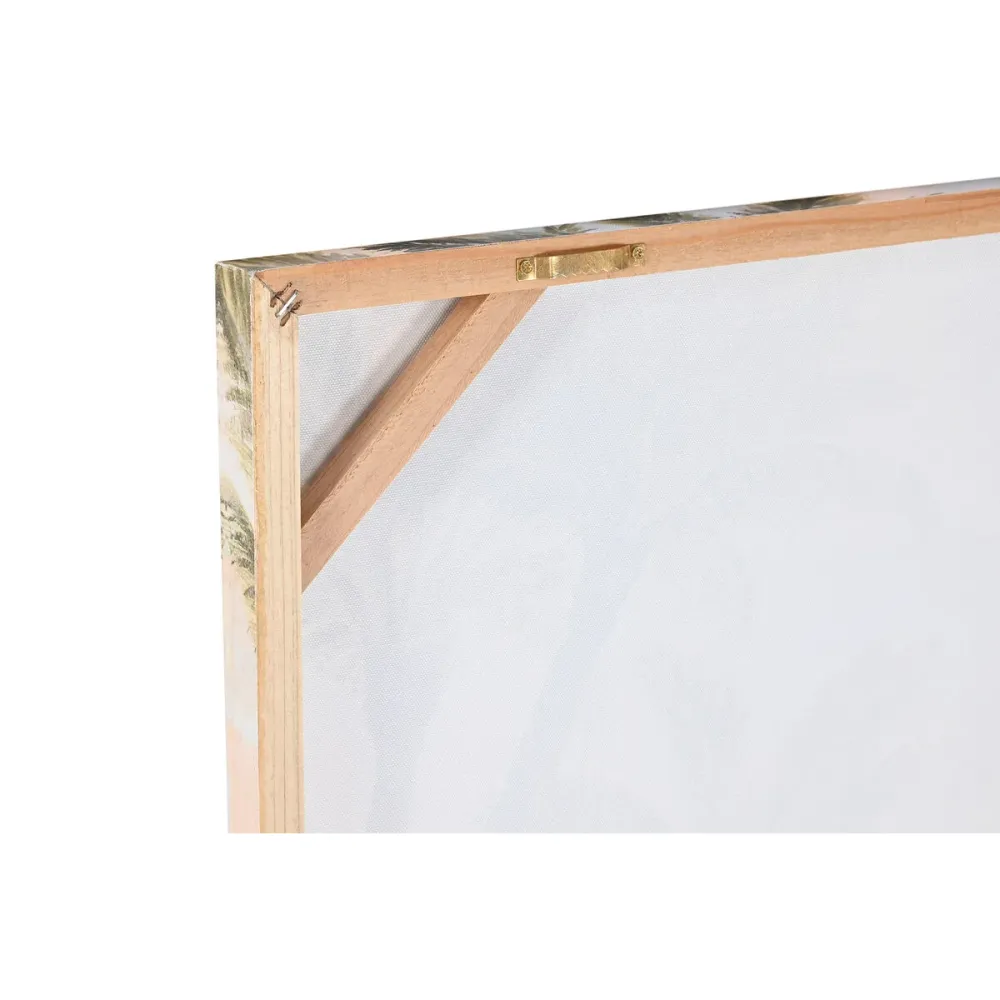 Maalaus Home ESPRIT Sininen Vihreä Ranta Välimeren 80 x 3 x 80 cm (2 osaa)
