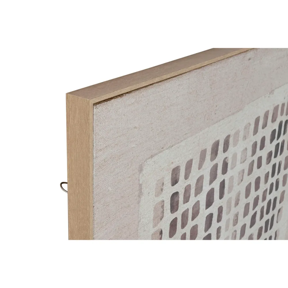 Maalaus Home ESPRIT Valkoinen Beige Moderni Skandinaavinen 90 x 4 x 120 cm (2 osaa)
