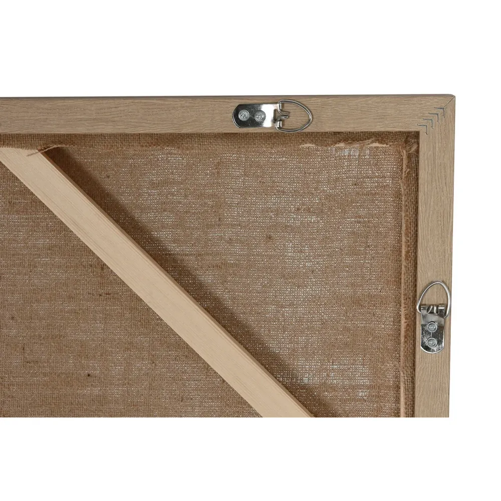 Maalaus Home ESPRIT Valkoinen Beige Moderni Skandinaavinen 90 x 4 x 120 cm (2 osaa)