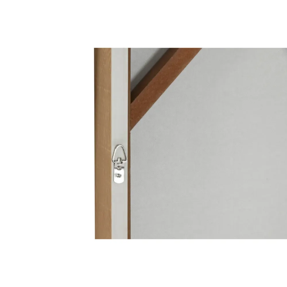 Maalaus Home ESPRIT Valkoinen Luonnollinen Abstrakti Moderni 92,5 x 4,5 x 122,5 cm (2 osaa)
