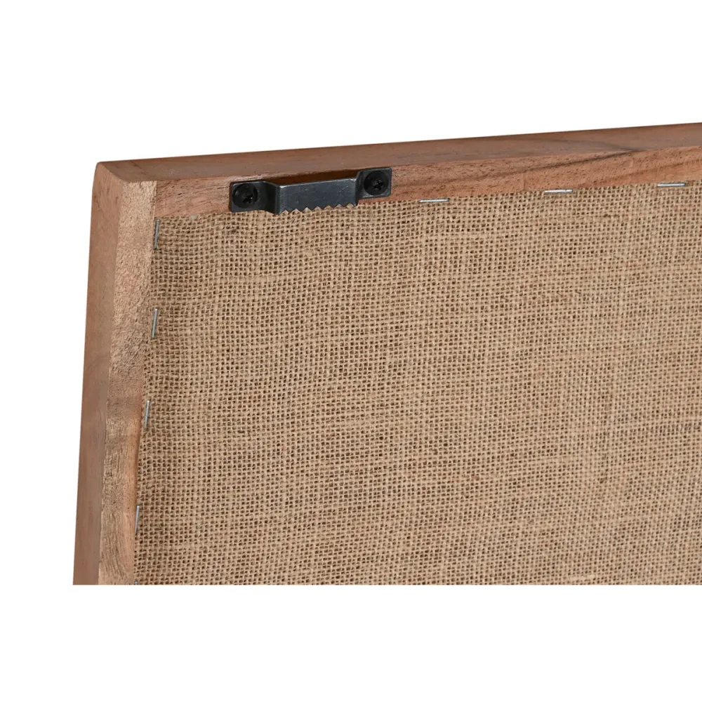 Maalaus Home ESPRIT Valkoinen Luonnollinen Abstrakti Skandinaavinen 50 x 3 x 60 cm (2 osaa)