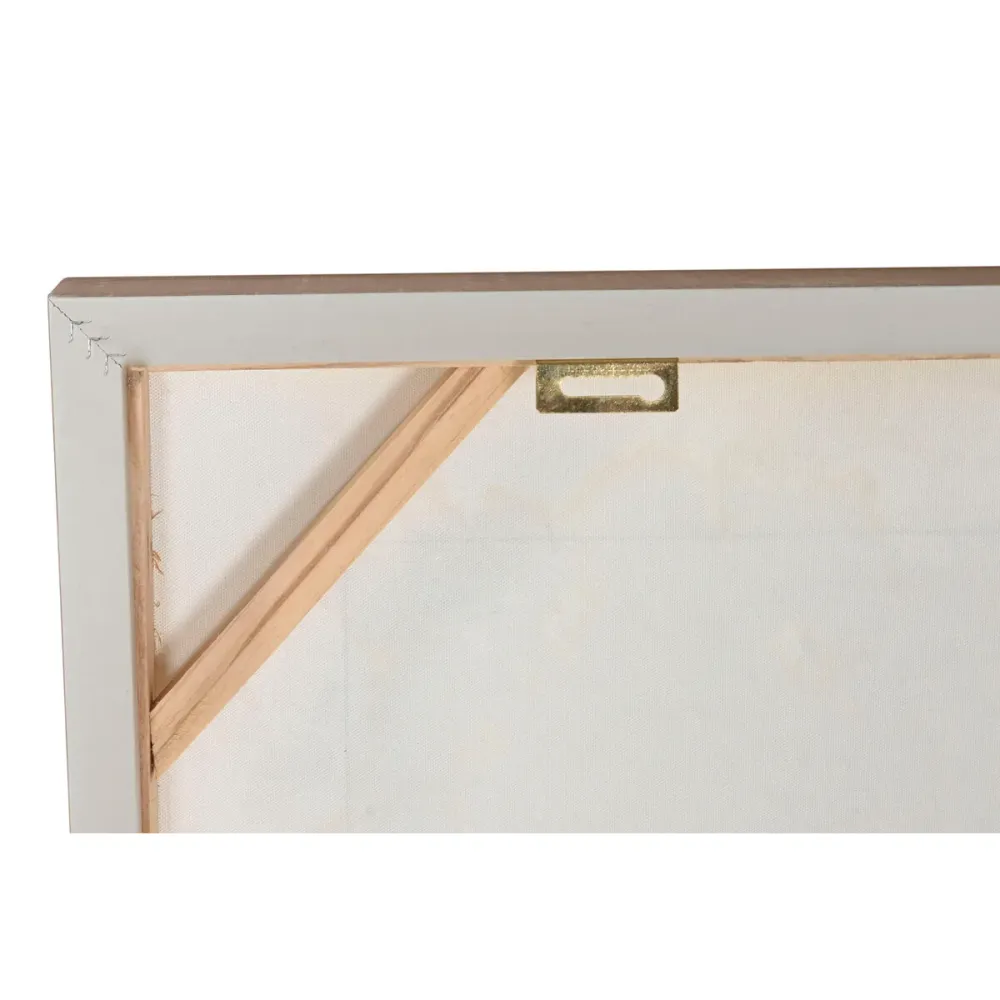Maalaus Home ESPRIT Valkoinen Ympyrät 102 x 4,5 x 102 cm (2 osaa)