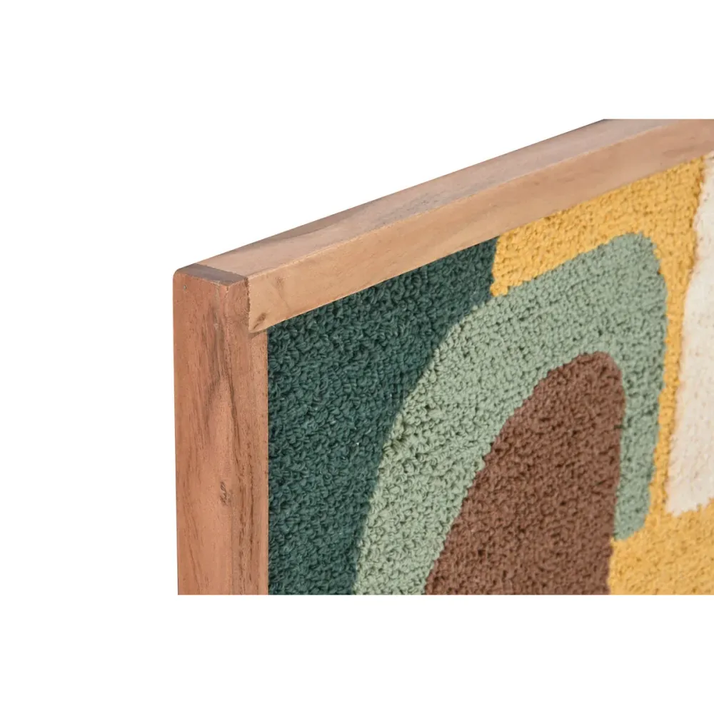 Maalaus Home ESPRIT Vihreä Sinappi Moderni Kaupunki 75 x 3 x 105 cm (2 osaa)
