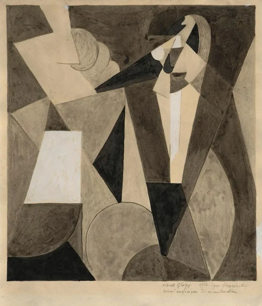 Maalaus Igor Stravinsky - Albert Gleizes | Taidetuloste