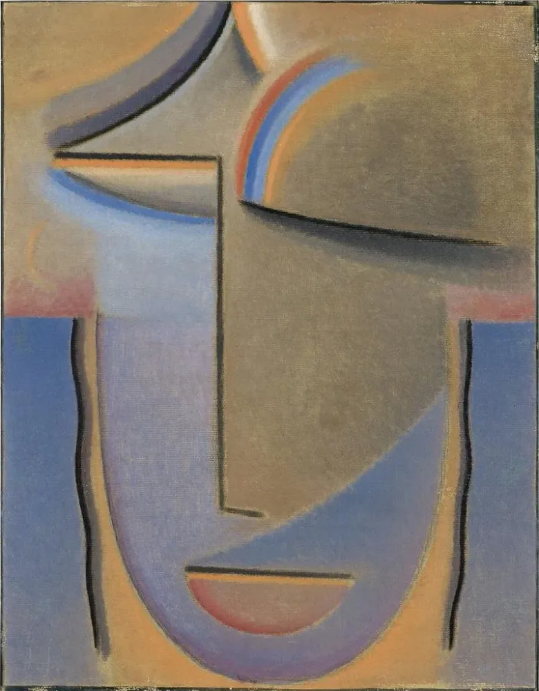 Maalaus Ilta Abstrakti Pää - Alexej von Jawlensky | Taidetuloste