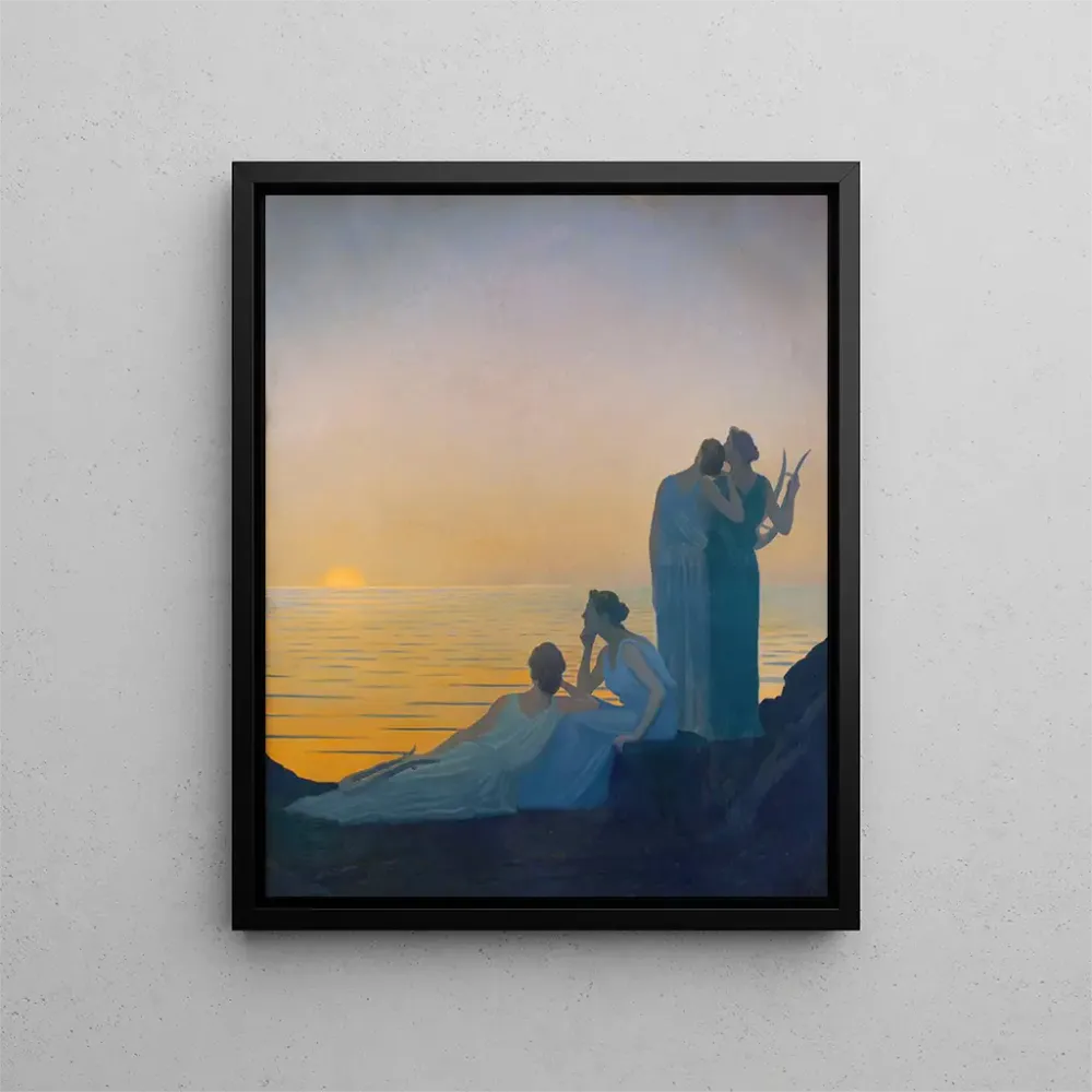 Maalaus Ilta antiikki - Alphonse Osbert | Taidetuloste