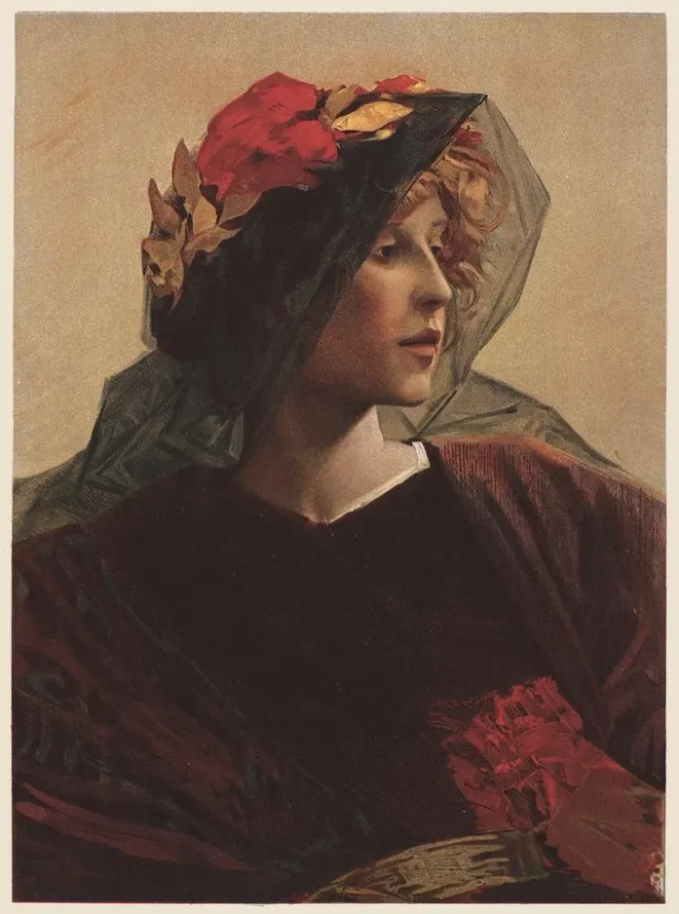 Maalaus Imperia - Alfred-Pierre Agache | Taidetuloste