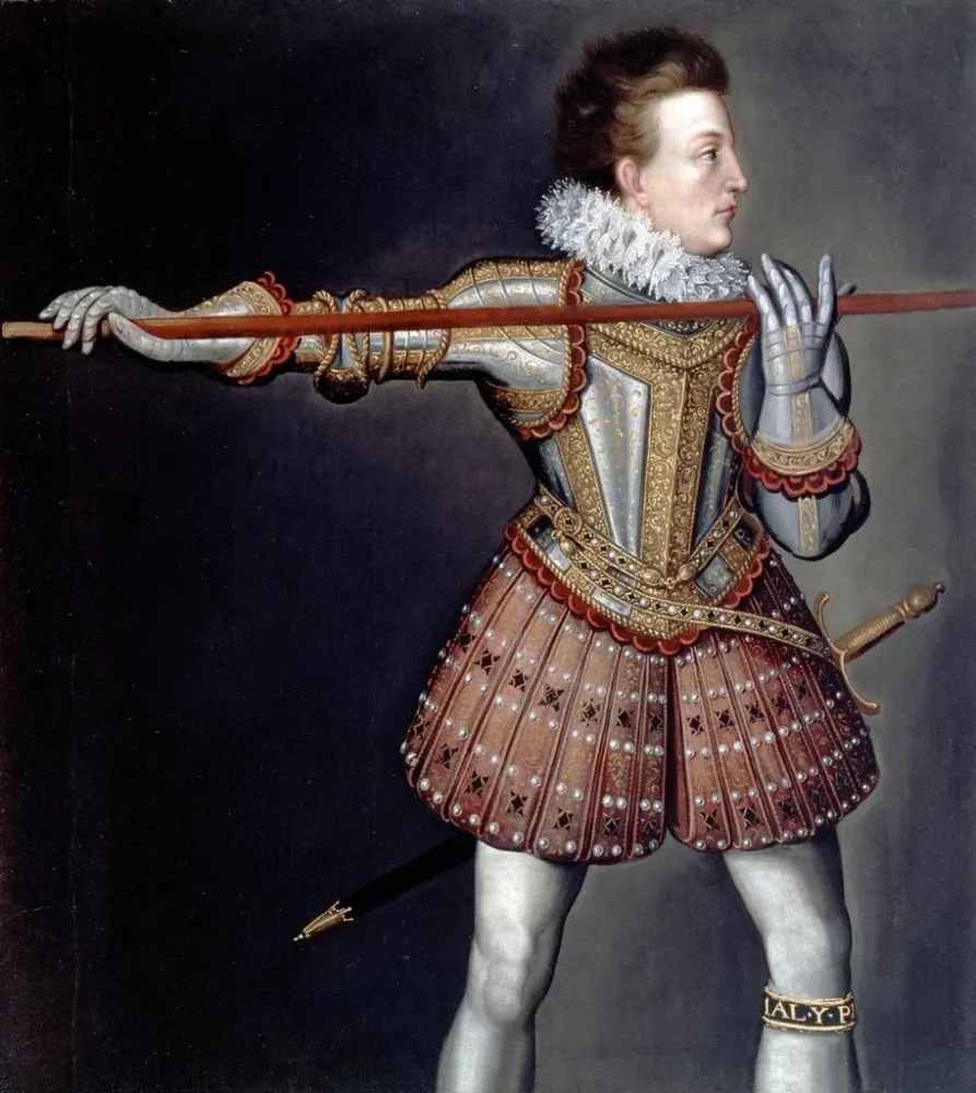 Maalaus Isaac Henry Oliver, Walesin prinssi - Anonyymi | Taidetuloste
