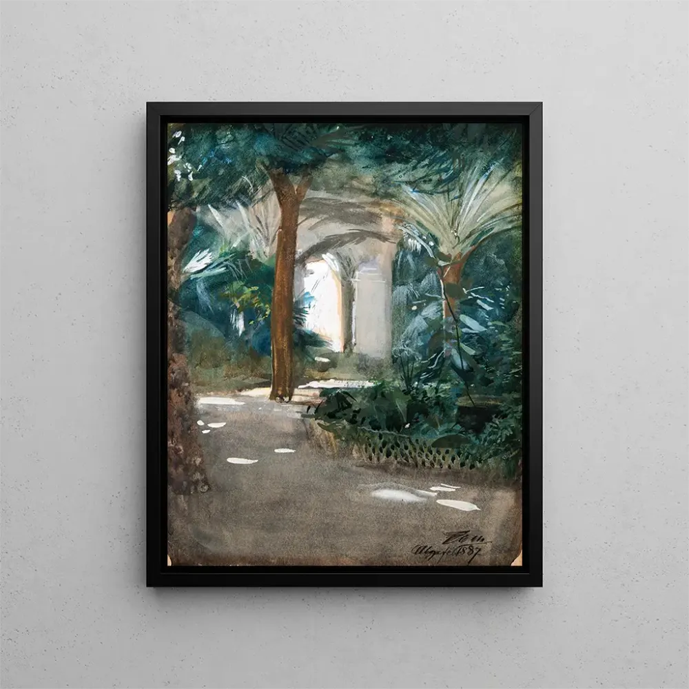 Maalaus Jardin à Alger - Anders Zorn | Taidetuloste