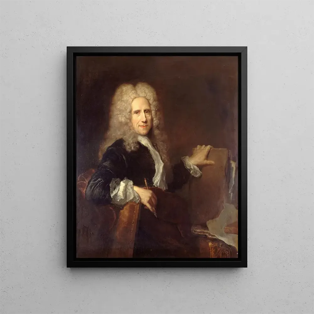Maalaus Jean Mariette 1660-1724 kuninkaan kaivertaja - Antoine Pesne | Taidetuloste
