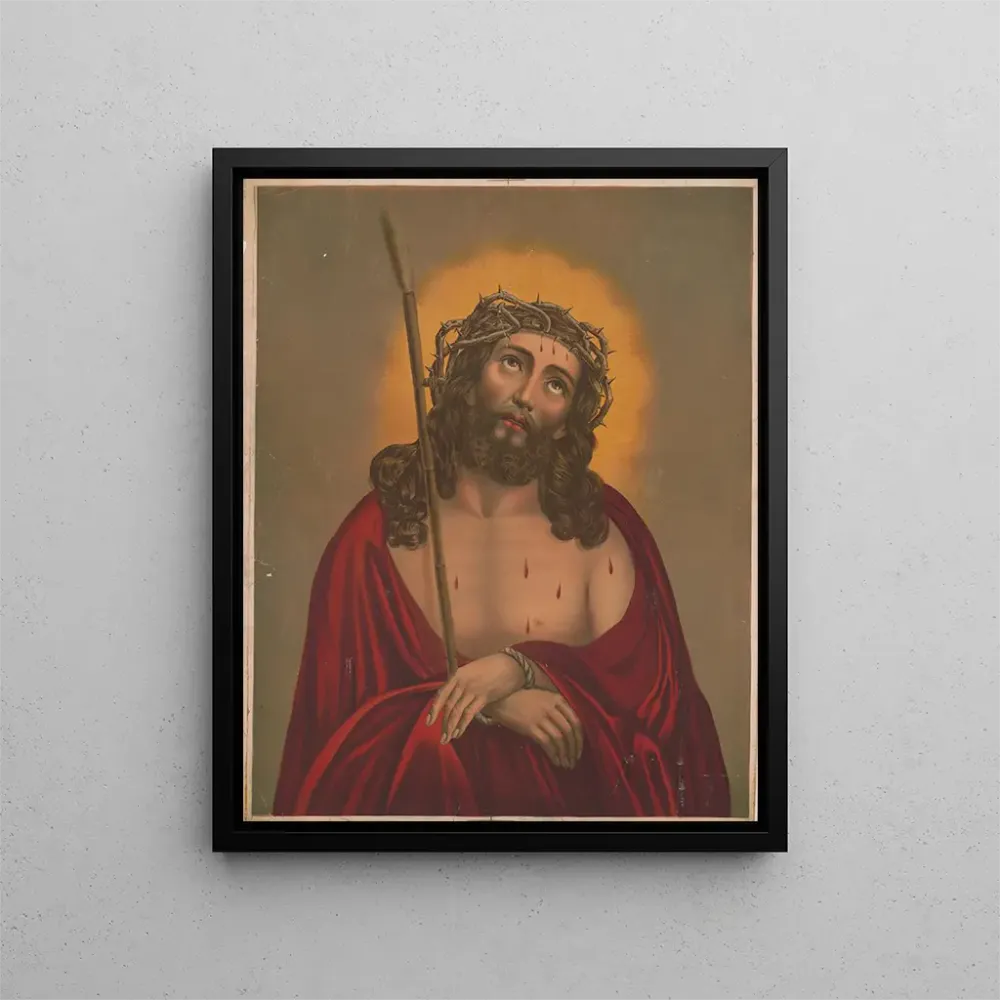 Maalaus Jeesus Kristuksesta piinapenkereellä - Anonyymi | Taidetuloste