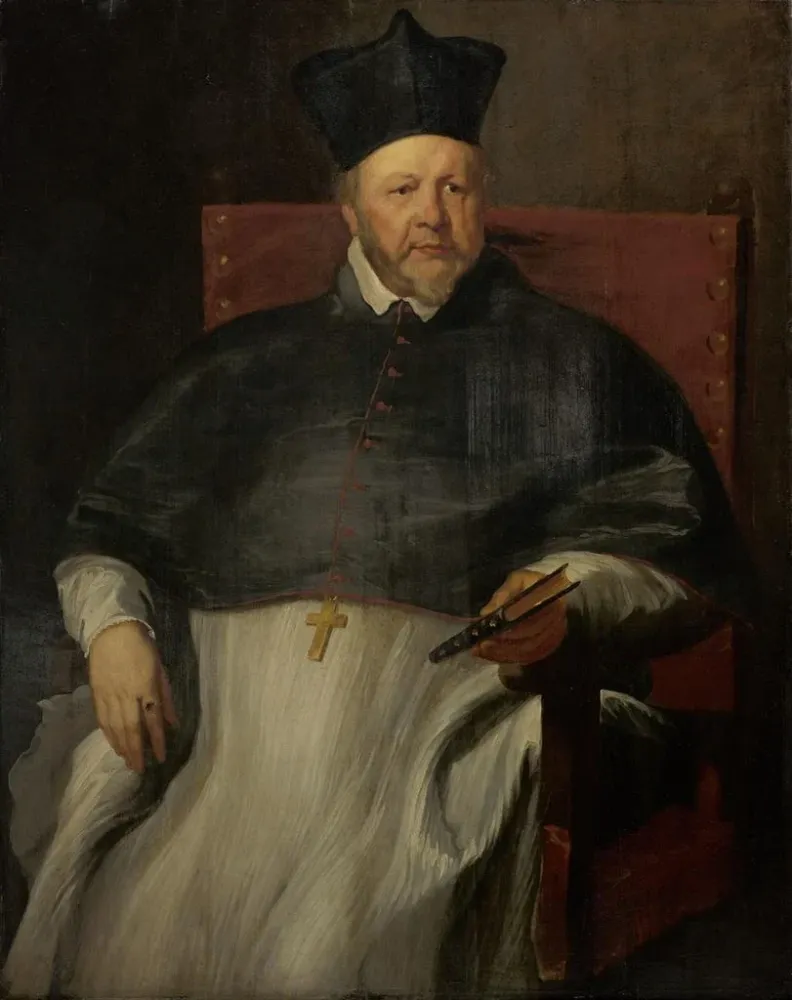 Maalaus Joannes Malderus Antwerpenin piispana - Antoine van Dyck