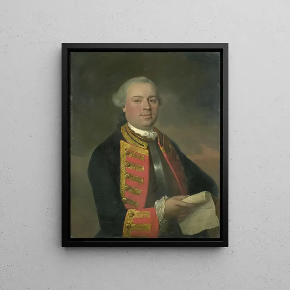 Maalaus Johan Arnold Zoutman 1724-93 Vice-amiral - August Christian Hauck | Taidetuloste