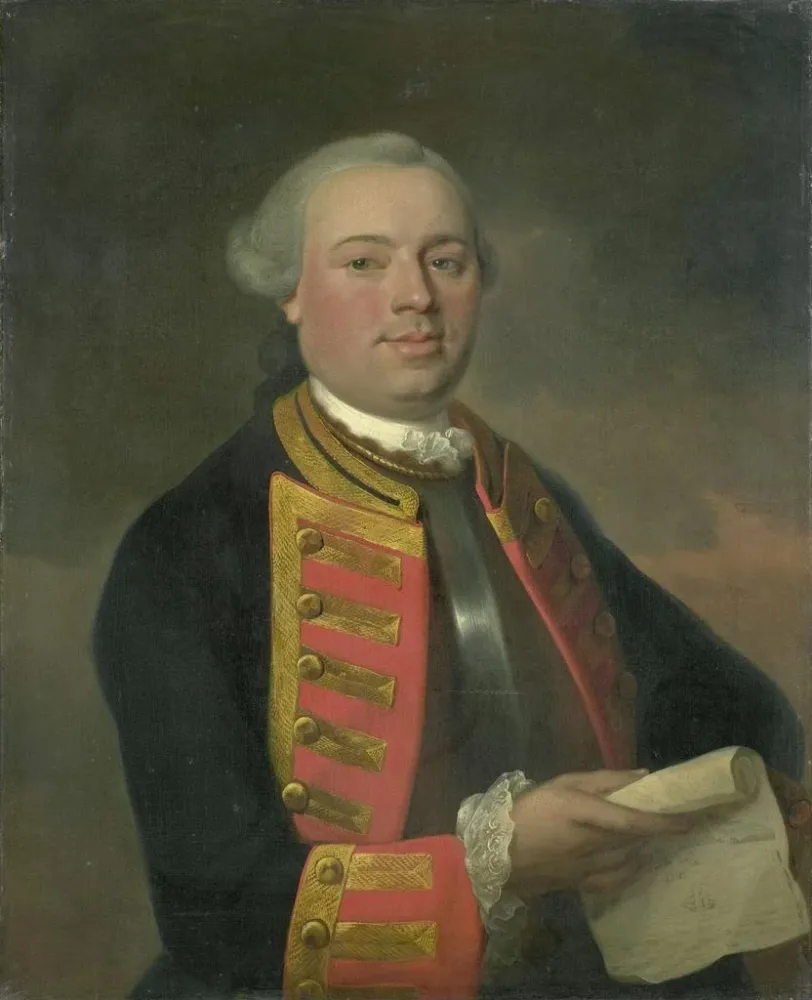 Maalaus Johan Arnold Zoutman 1724-93 Vice-amiral - August Christian Hauck | Taidetuloste