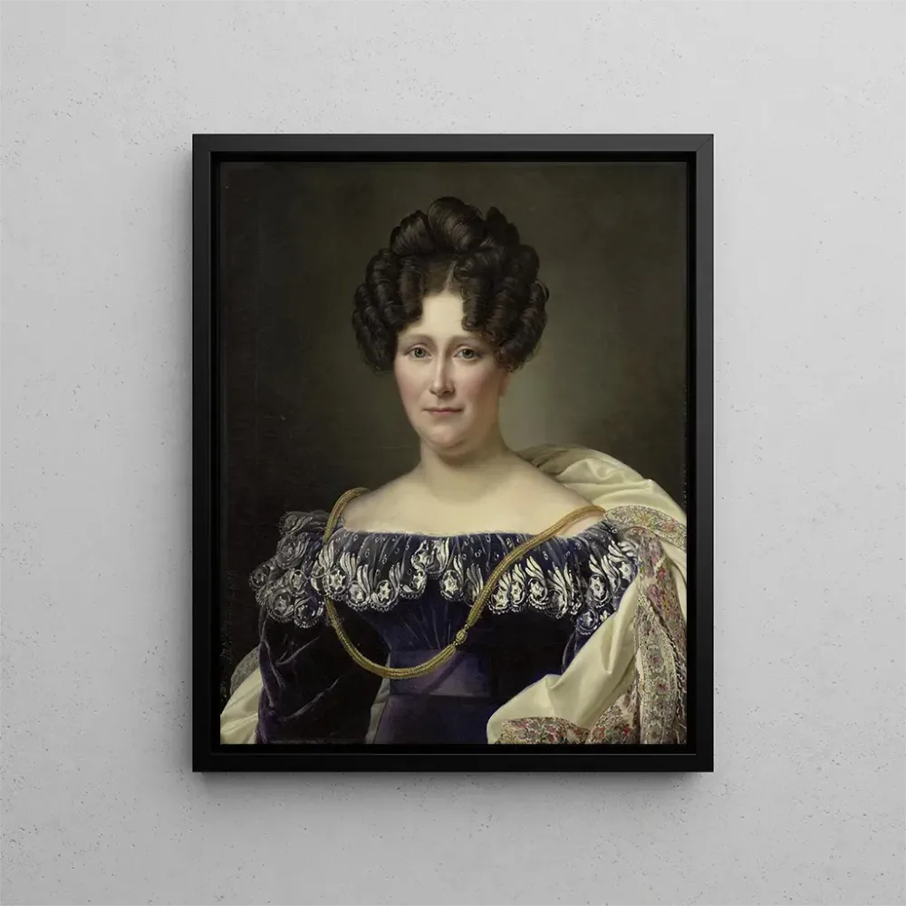 Maalaus Johanna Henriette Engelen 1789-1878 toinen vaimo Daniel Francis Schas - Alexandre-Jean Dubois-Drahonet | Taidetuloste