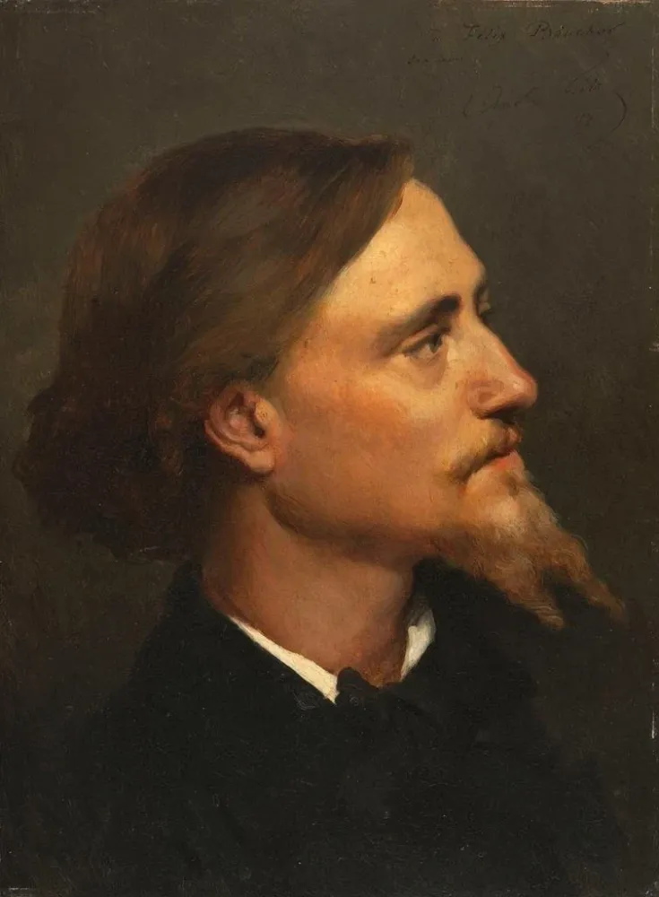 Maalaus Joseph Félix Bouchor - André Gill | Taidetuloste