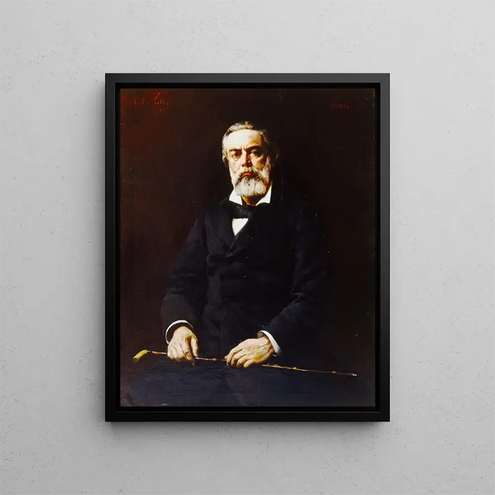 Maalaus Jules Vallès 1832-1885 kirjailija ja toimittaja - André Gill | Taidetuloste