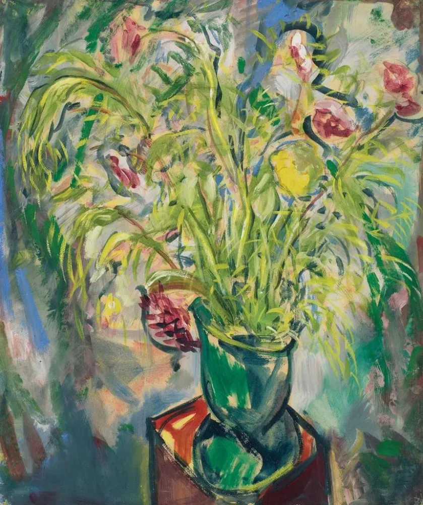 Maalaus Kukat maljakossa - Alfred Henry Maurer | Taidetuloste