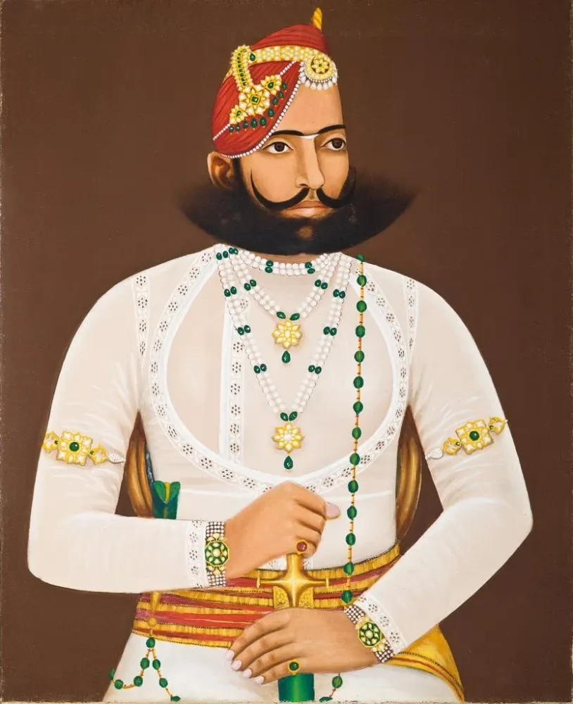 Maalaus Kunwar Sabal Singh de Badnor 1848-1881 - Anonyme | Taidetuloste