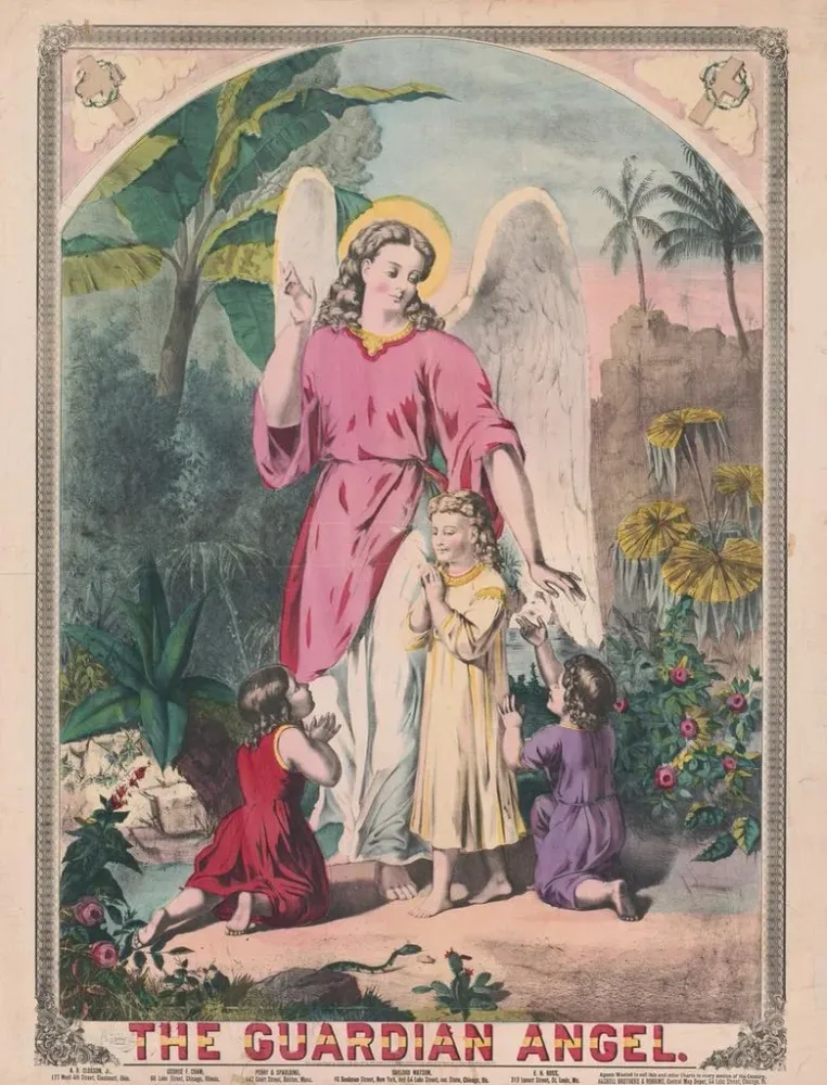 Maalaus L'Ange gardien - H. H. Lloyd Co | Taidetuloste