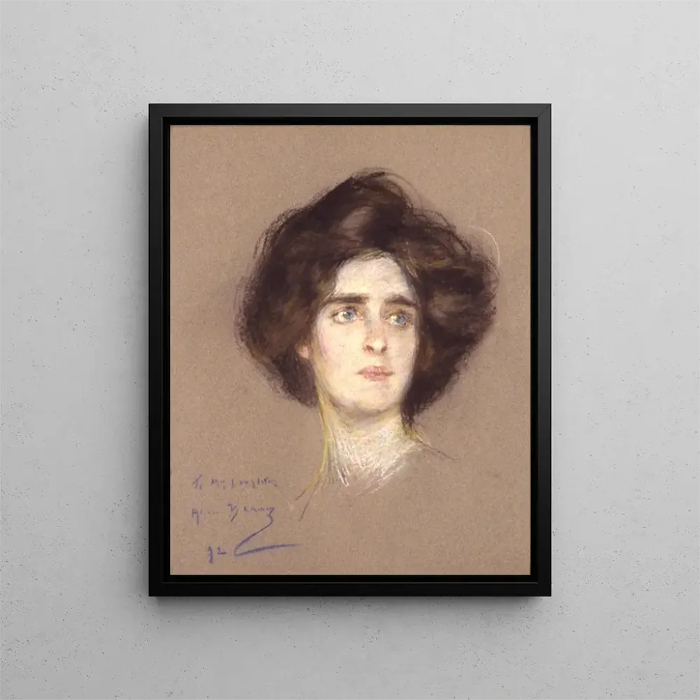 Maalaus Laura Attentive - Alice Pike Barney | Taidetuloste