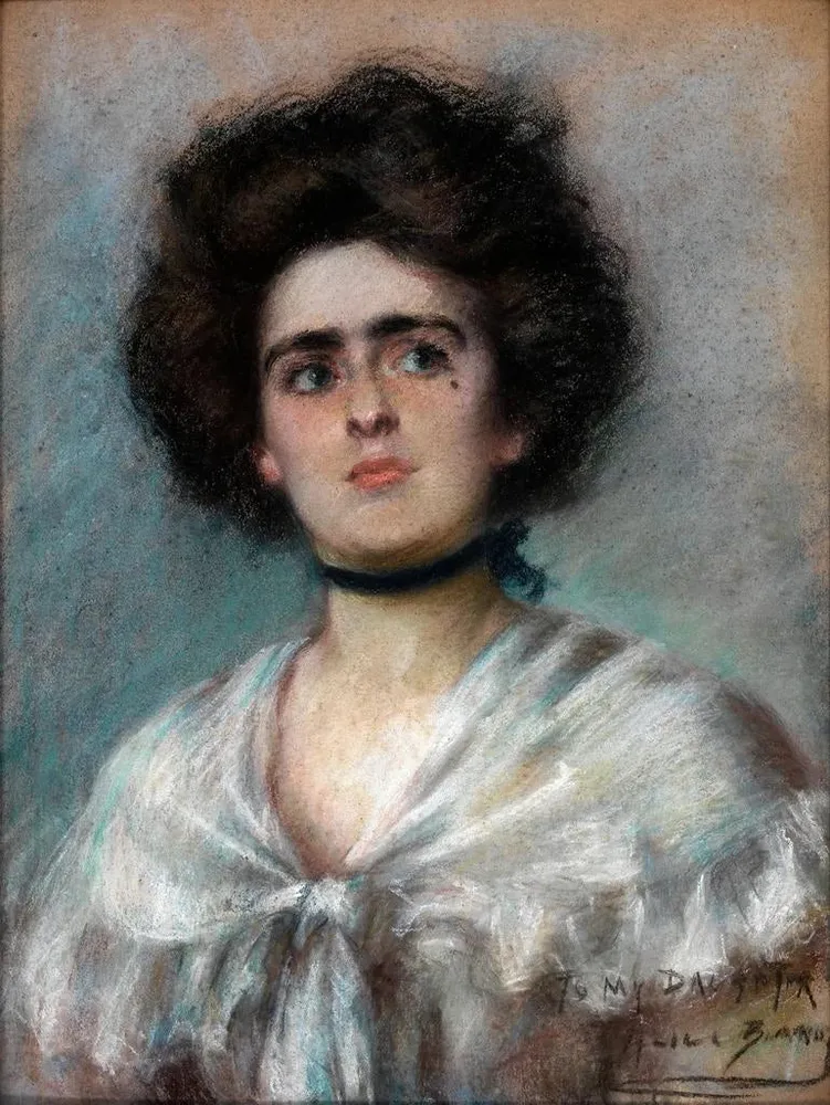 Maalaus Laura à Fichu - Alice Pike Barney | Taidetuloste
