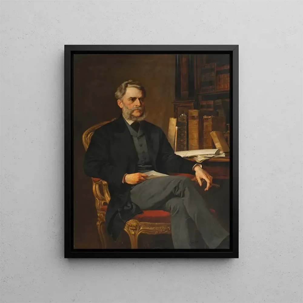 Maalaus Leo Graf Thun-Hohenstein - August Eisenmenger | Taidetuloste
