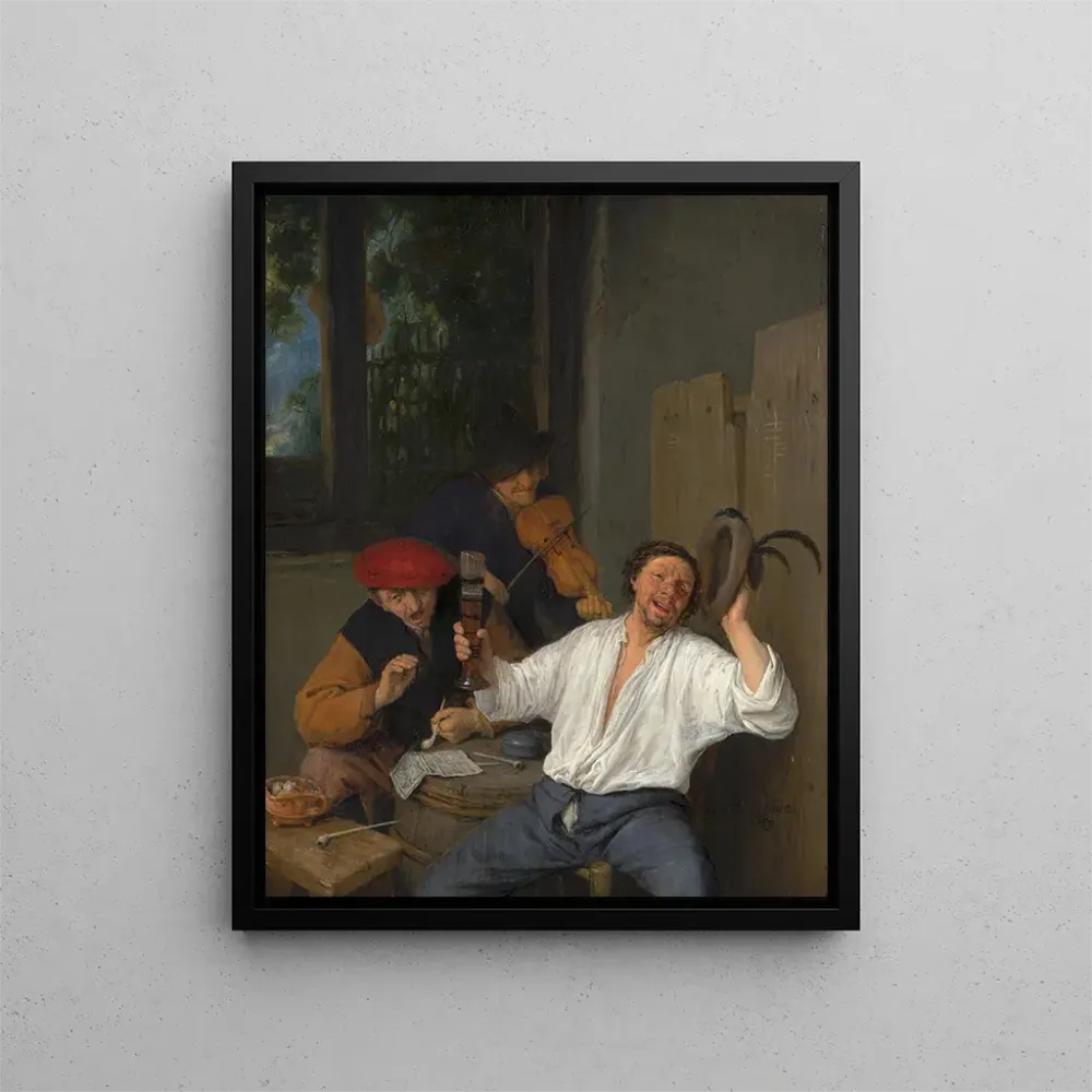 Maalaus Les joyeux buveurs - Adriaen van Ostade | Taidetuloste