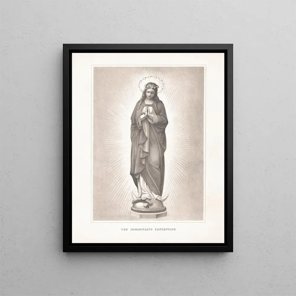 Maalaus L'Immaculée Conception - Anonyymi | Taidetuloste
