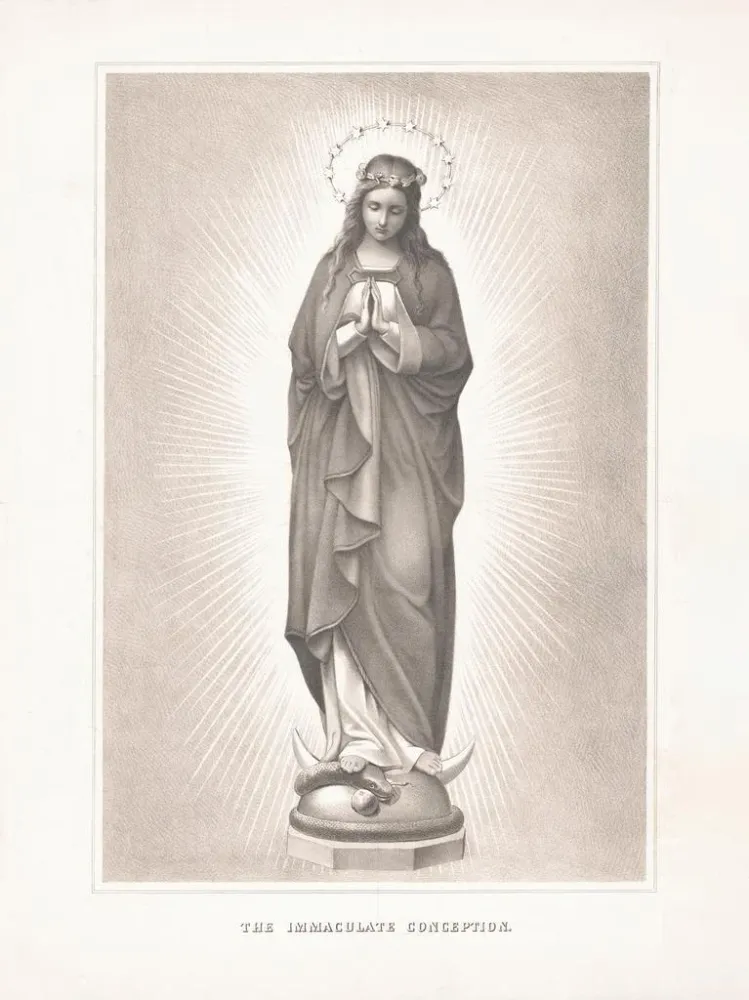Maalaus L'Immaculée Conception - Anonyymi | Taidetuloste