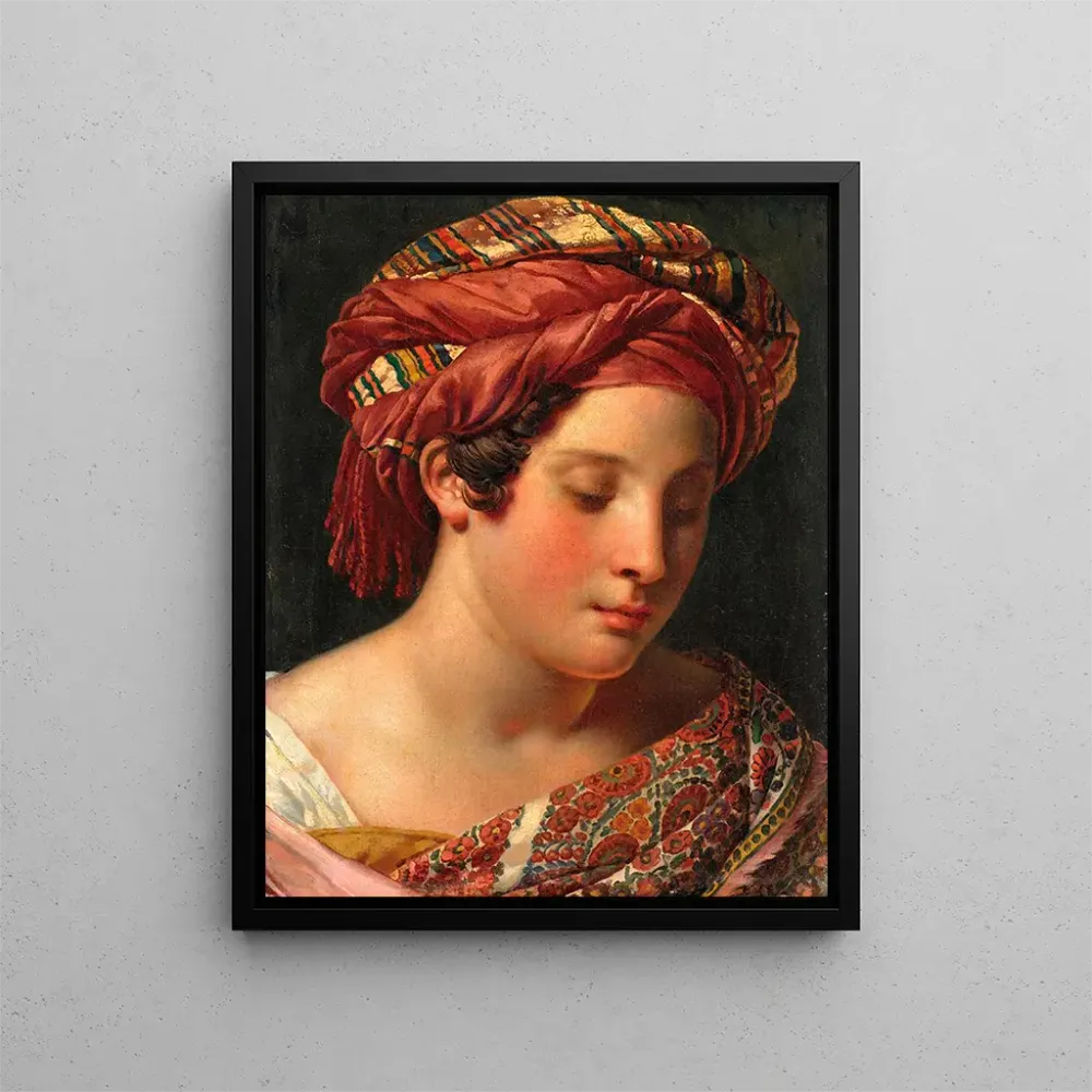 Maalaus L'Odalisque - Anne-Louis Girodet-Trioson | Taidetuloste
