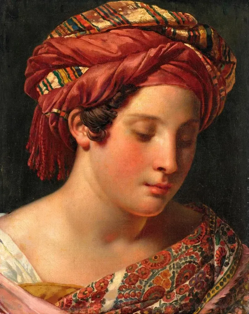 Maalaus L'Odalisque - Anne-Louis Girodet-Trioson | Taidetuloste