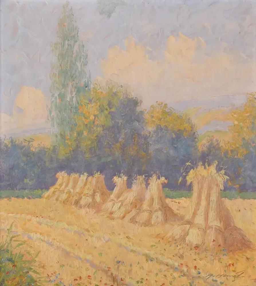 Maalaus Loppukesän auringonpaiste - Alois Hernick | Taidetuloste