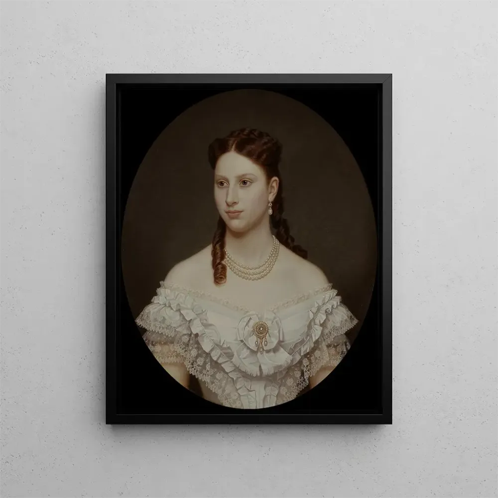Maalaus Lovisa Lovisa Josefina Eugenia 1851-1926 Tanskan kuningatar, Ruotsin ja Norjan prinsessa - Amalia Lindegren | Taid...
