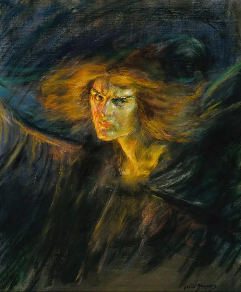 Maalaus Lucifer Natalie Clifford Barney - Alice Pike Barney | Taidetuloste