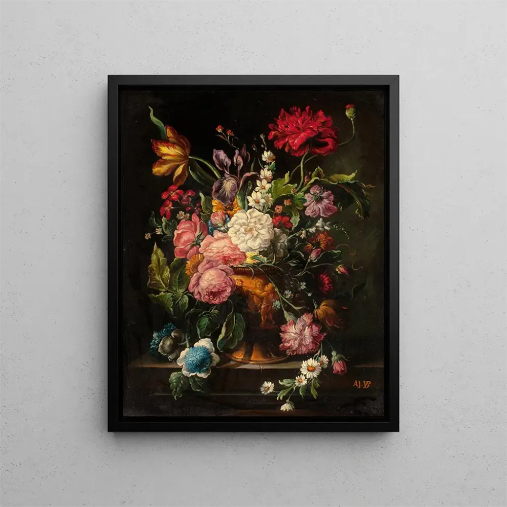 Maalaus luonnonkuva florale - Adrien Joseph Verhoeven Ball | Taidetuloste