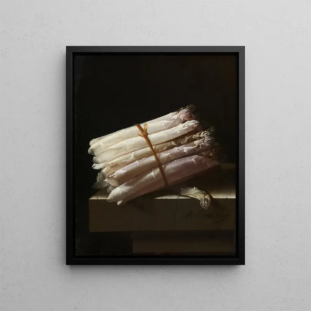 Maalaus Luontoaiheinen still life parsakaalin kanssa - Adriaen Coorte | Taidetuloste
