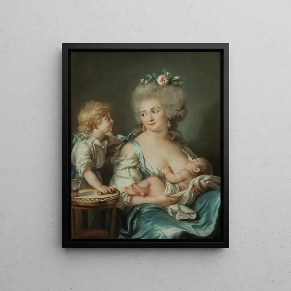 Maalaus Madame Charles Mitoire née Christine Geneviève Bron 1760-1842 - Adélaïde Labille-Guiard | Taidetuloste