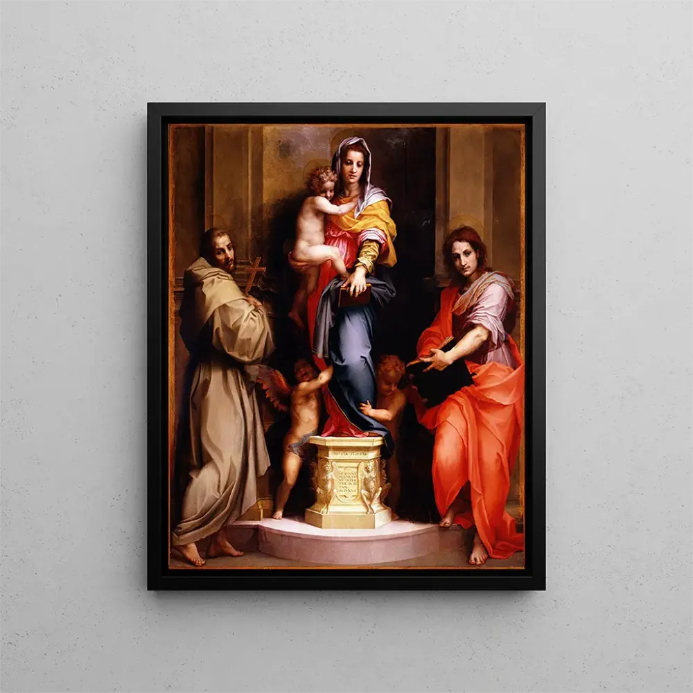 Maalaus La Madone des Harpies - Andrea del Sarto | Taidetuloste