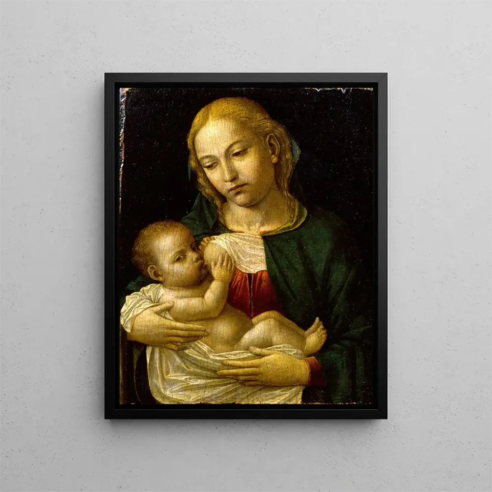 Maalaus La Madonna del Latte - Ambrogio Bergognone | Taidetuloste
