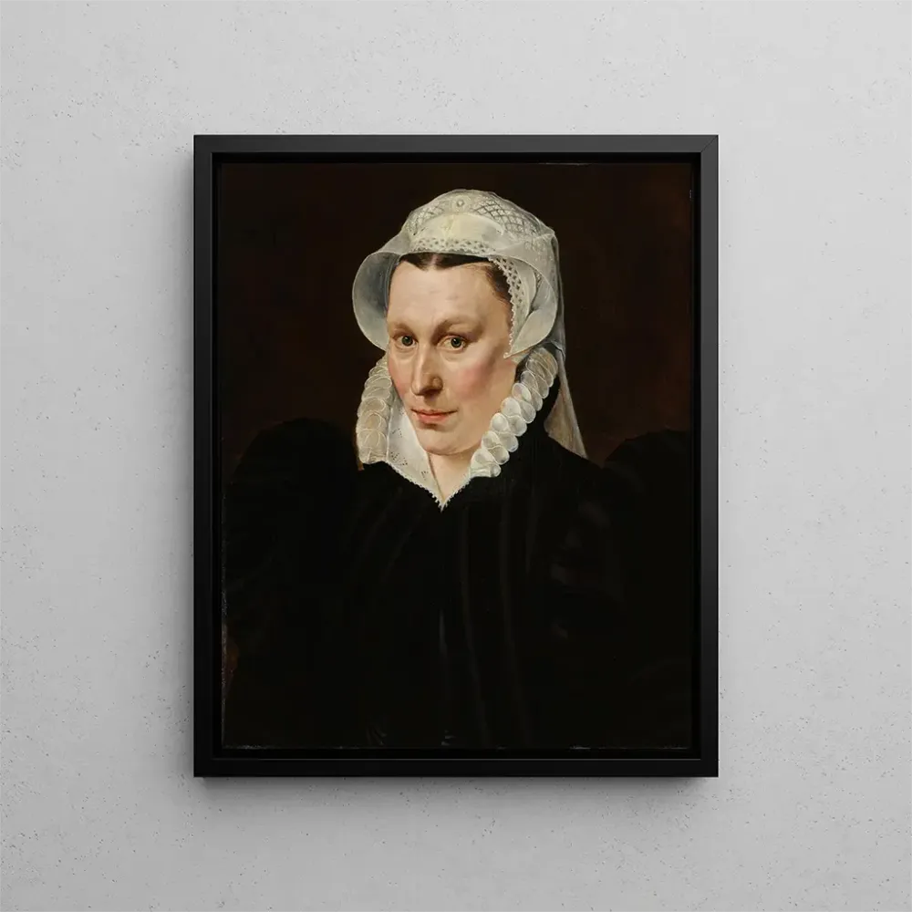 Maalaus Magdalena Plantin'n muotokuva - Adriaen Thomasz Key