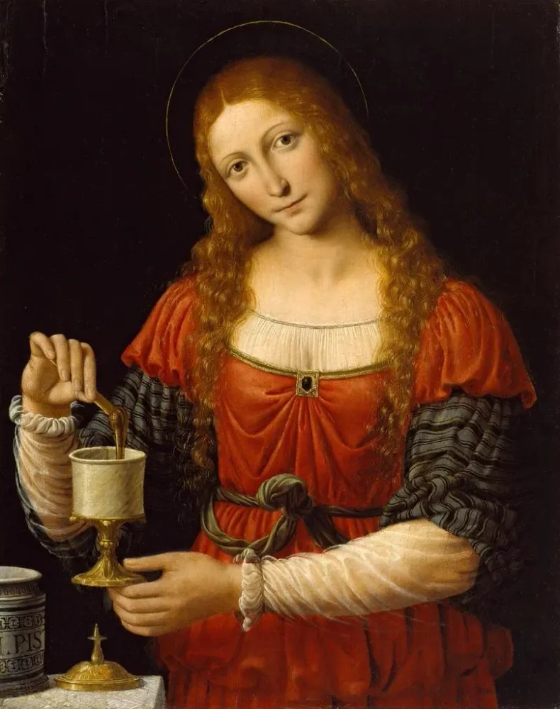 Maalaus Marie-Madeleine - Andrea Solario | Taidetuloste