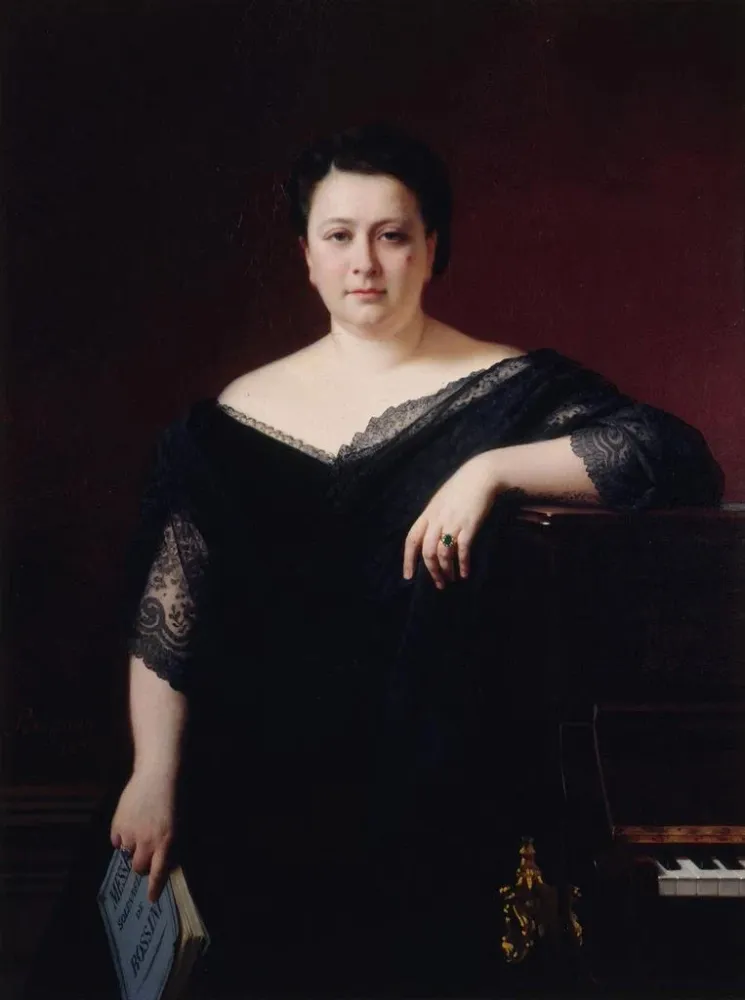 Maalaus Marietta Alboni Comtesse Pepoli 1826-1894 laulaja - Alexis-Joseph Prignon