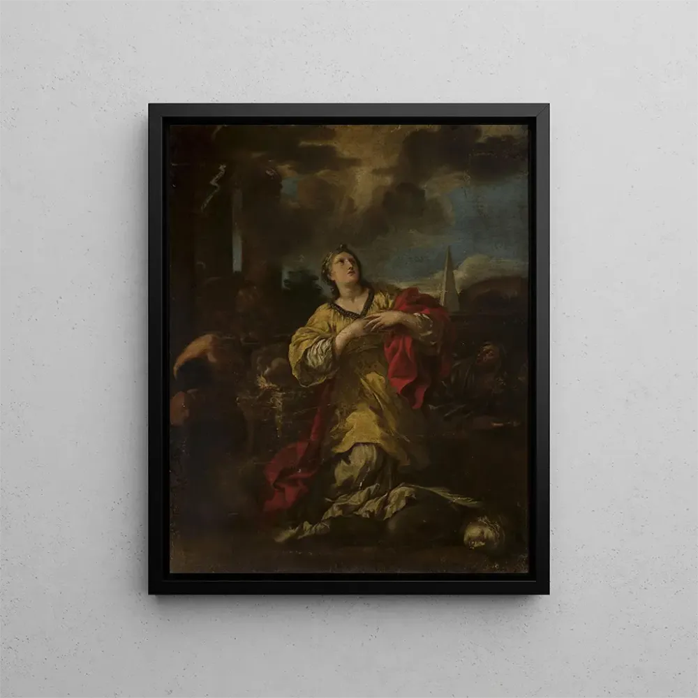 Maalaus Martyre de saint Martin - Anonyymi | Taidetuloste
