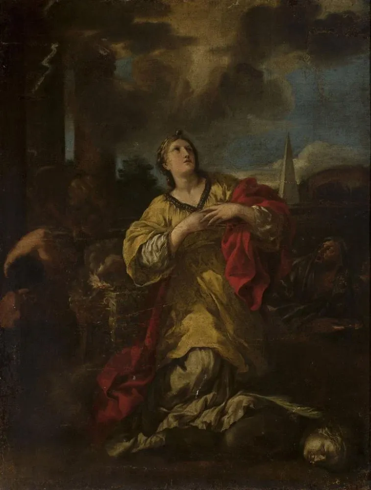 Maalaus Martyre de saint Martin - Anonyymi | Taidetuloste